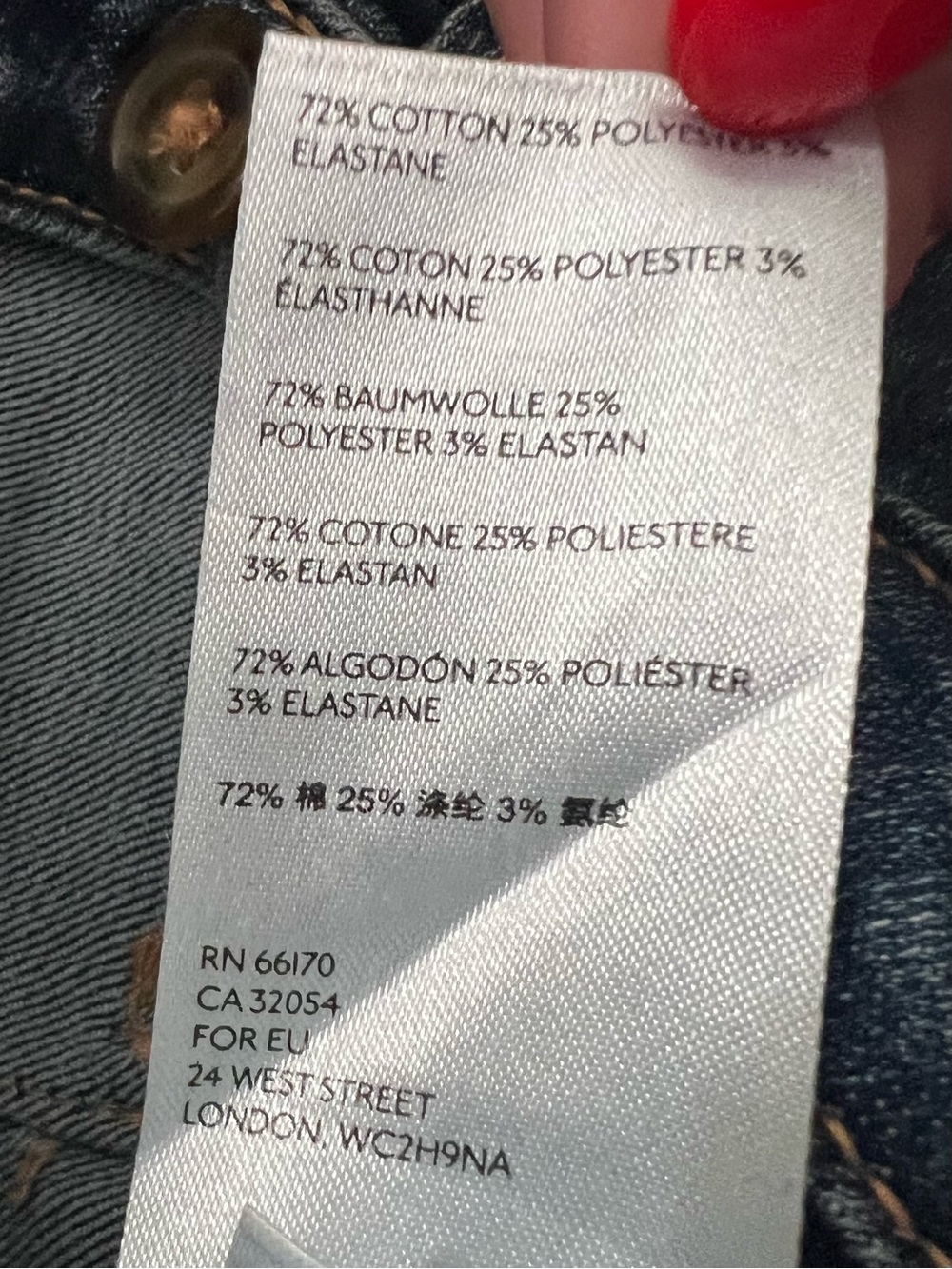 ANTHROPOLOGIE Pilcro High Rise Denim Button Fly Slim Straight Jeans Size 26 - Picture 11 of 12